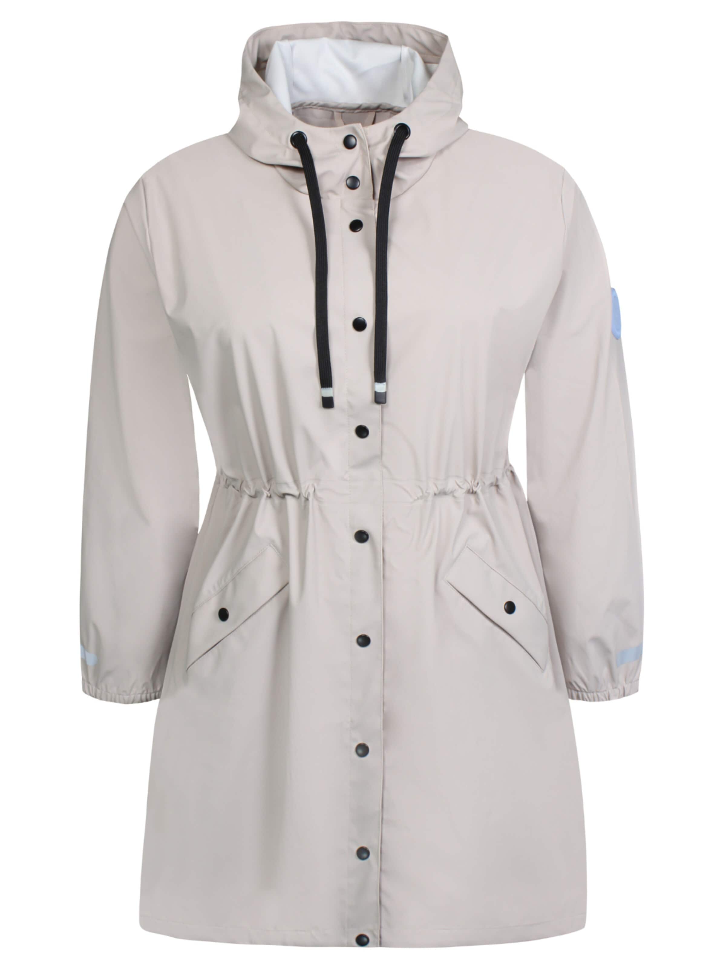 Zhenzi Raincoat 'Tael 606' in Beige: front