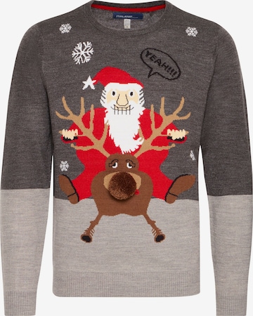 Pull-over 'Rudolph' BLEND en mélange de couleurs : devant