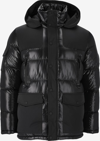 SOS Winter Jacket in Black: front