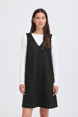 ICHI Dress in Black: front