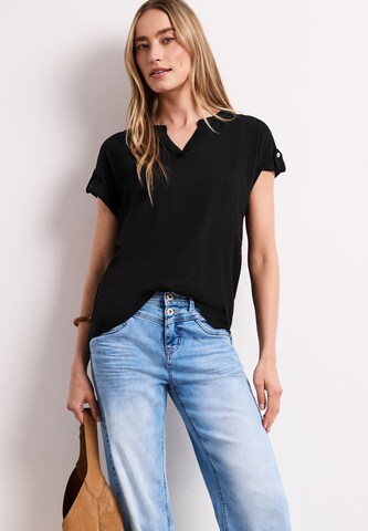 STREET ONE Shirt in Black: front