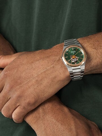 FESTINA Analoog horloge 'Automatic watch Rivé Swiss Made' in Groen