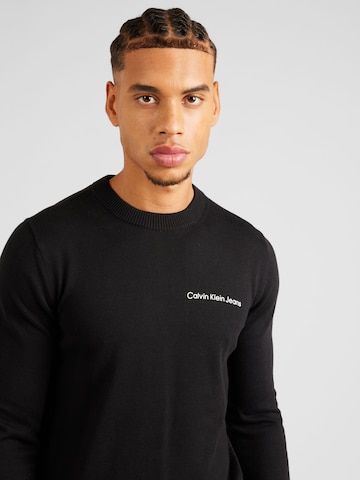 Calvin Klein Jeans Pulóver 'Essentials' - fekete