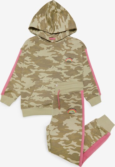 Threadgirls Jogginganzug in khaki / oliv / hellgrün / pink, Produktansicht