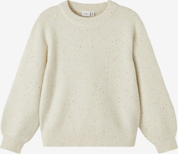 Pull-over NAME IT en blanc : devant