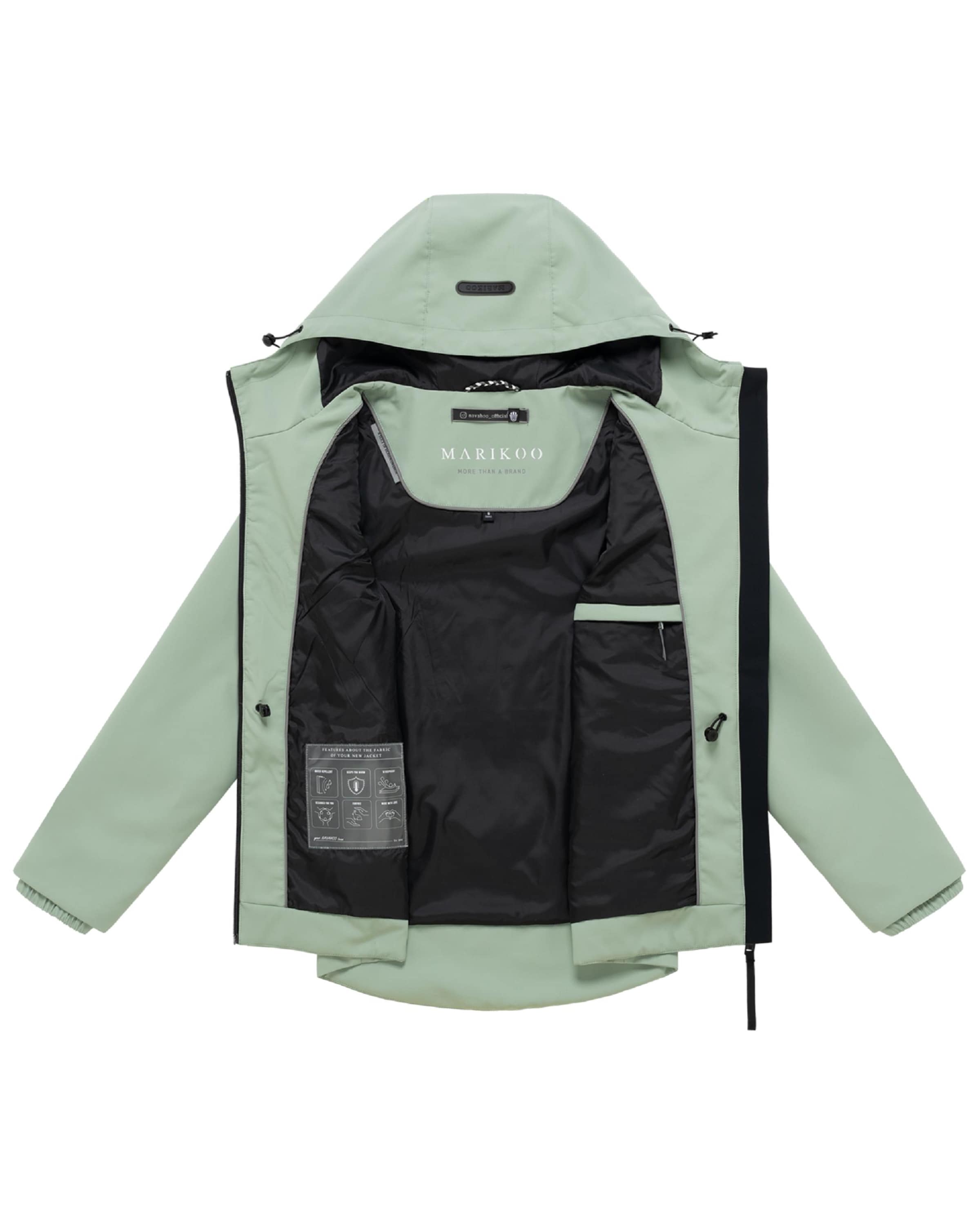 Veste fonctionnelle 'Katzilein 16' MARIKOO en vert