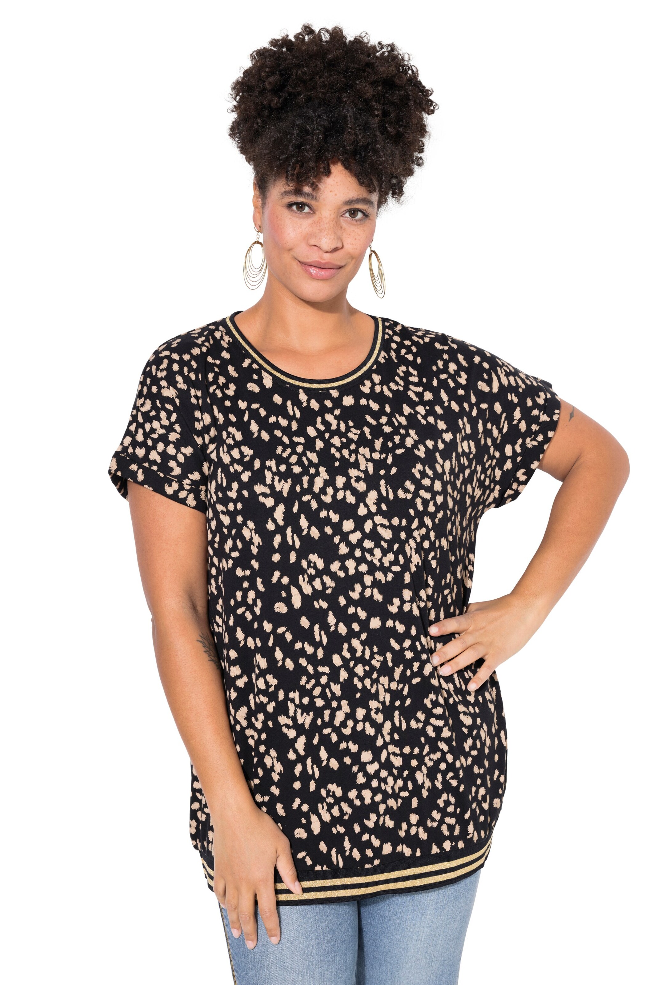 MIAMODA Shirt in Zwart: voorkant