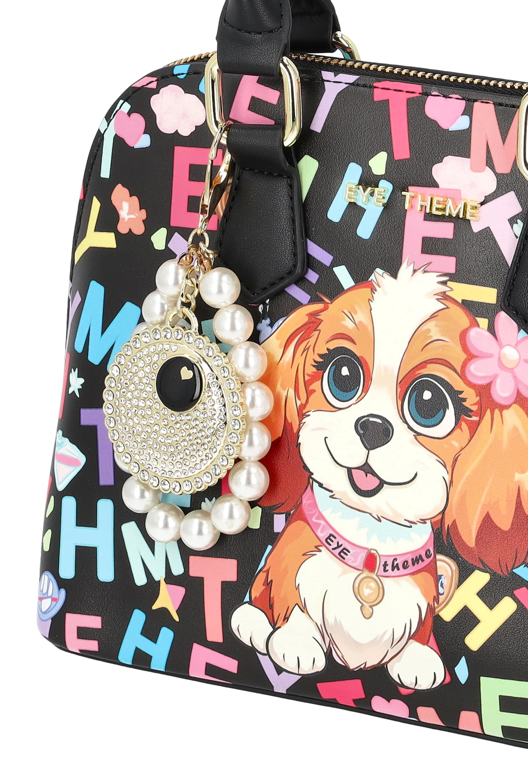 MYMO - Bolso de mano 'POP EYETHEME' en negro