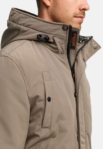INDICODE JEANS Winterjas 'Albanos' in Beige