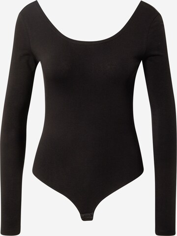 DIESEL Shirt Bodysuit in Black: front