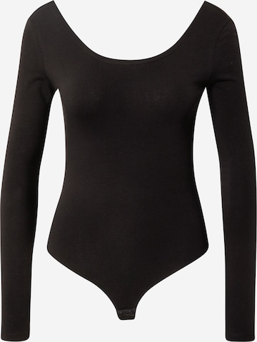 DIESEL Shirt Bodysuit in Black: front
