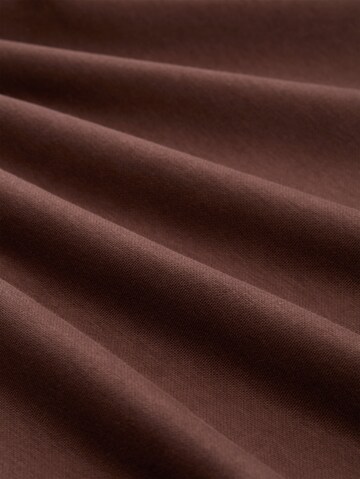 TOM TAILOR Sweatjacke in Braun