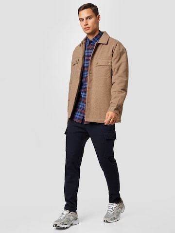 ABOUT YOU Between-Season Jacket 'Milo' in Brown