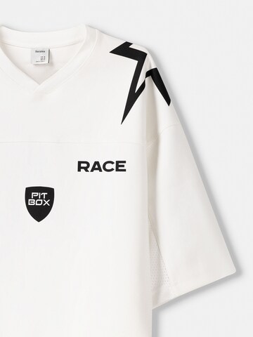 Bershka Shirt in Wit