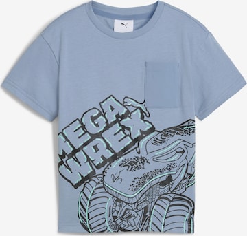 PUMA T-Shirt 'Puma x Hot Wheels™ Monster Trucks' in Blau: Vorderseite