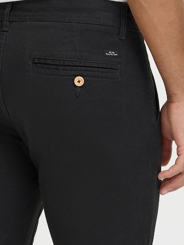 BLEND - Slimfit Pantalón chino 'Natan' en negro