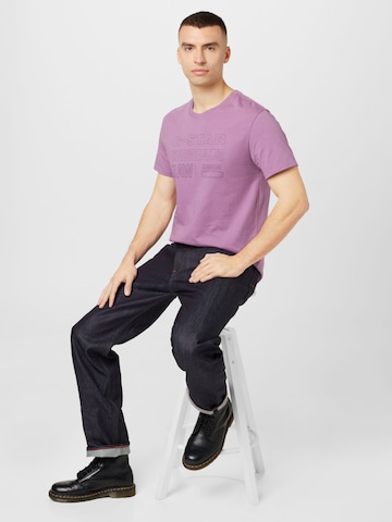 T-Shirt G-Star RAW en violet