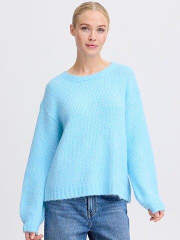 b.young Pullover 'MILLER' in Blau: Vorderseite