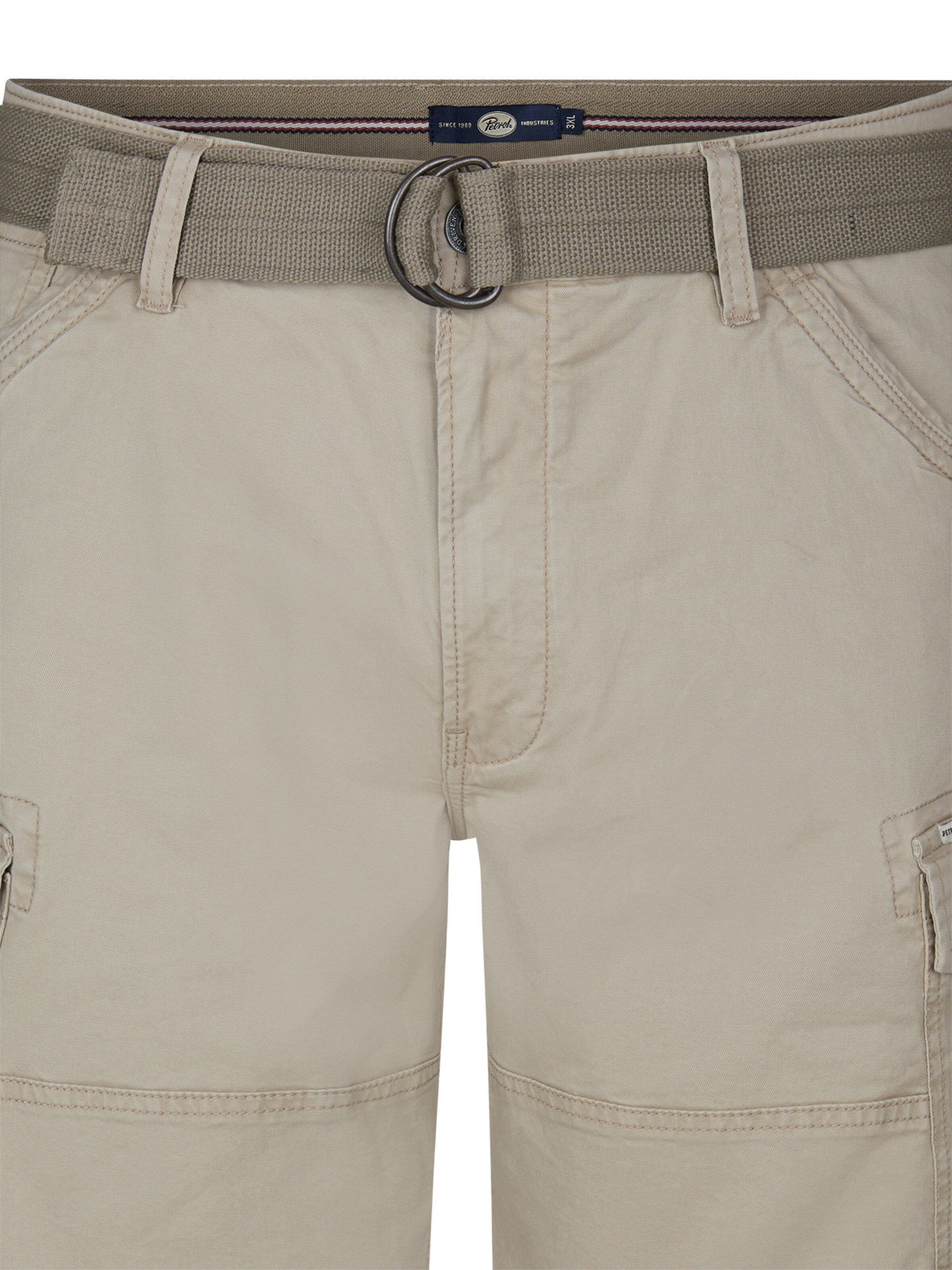 Petrol Industries - regular Pantalón cargo en beige