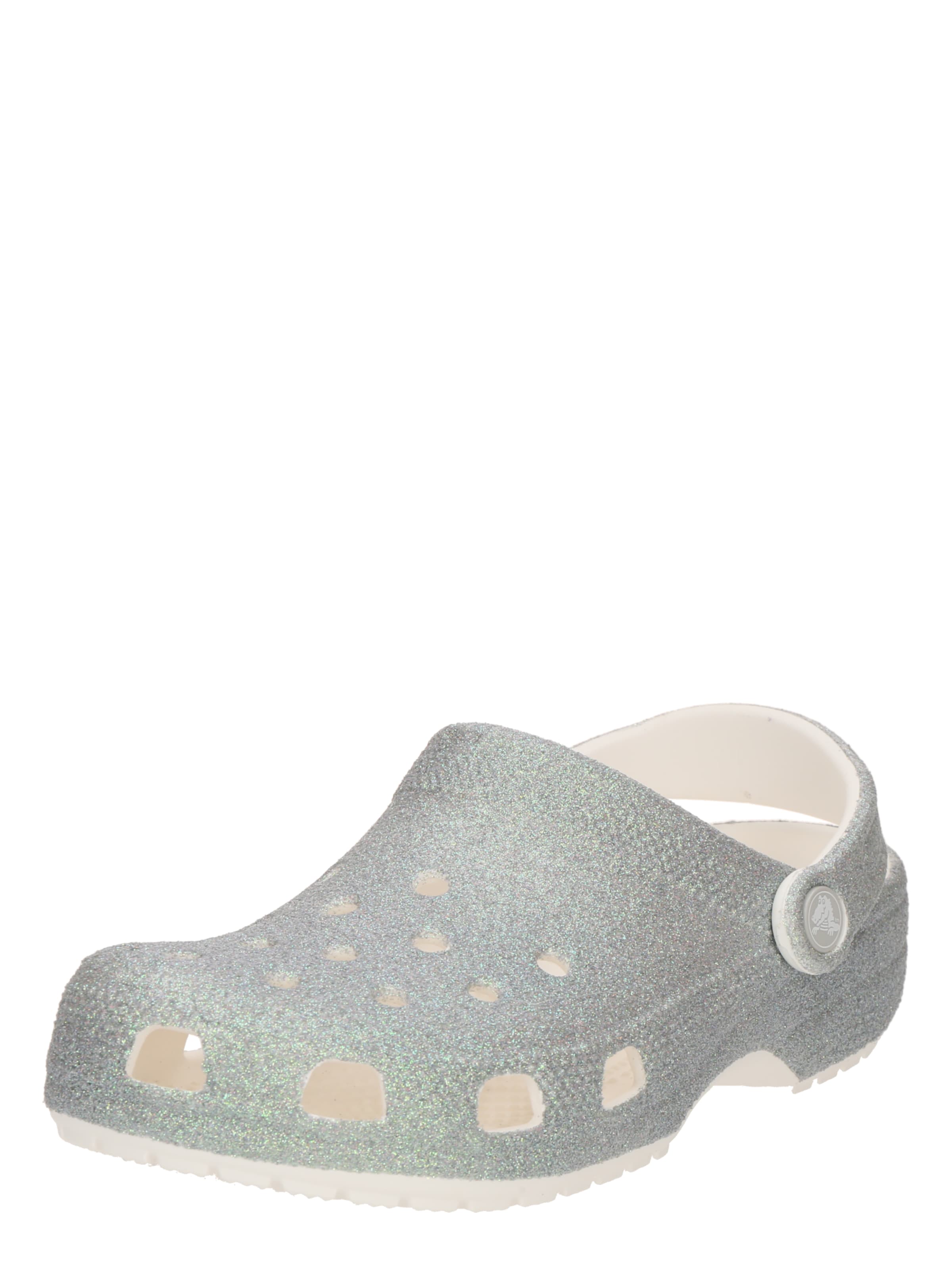 Crocs Avonaiset kengät 'Classic Iridescent' värissä valkoinen: etupuoli