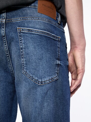 Coupe slim Jean Pull&Bear en bleu