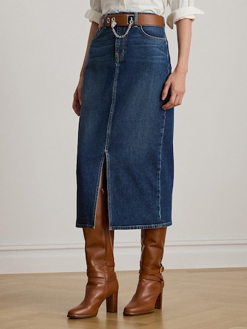 Gonna 'MAHLAN' di Lauren Ralph Lauren in blu: frontale