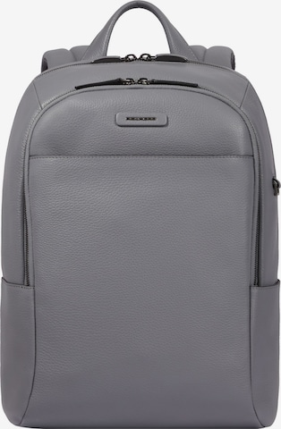 Piquadro Backpack 'Modus' in Grey: front