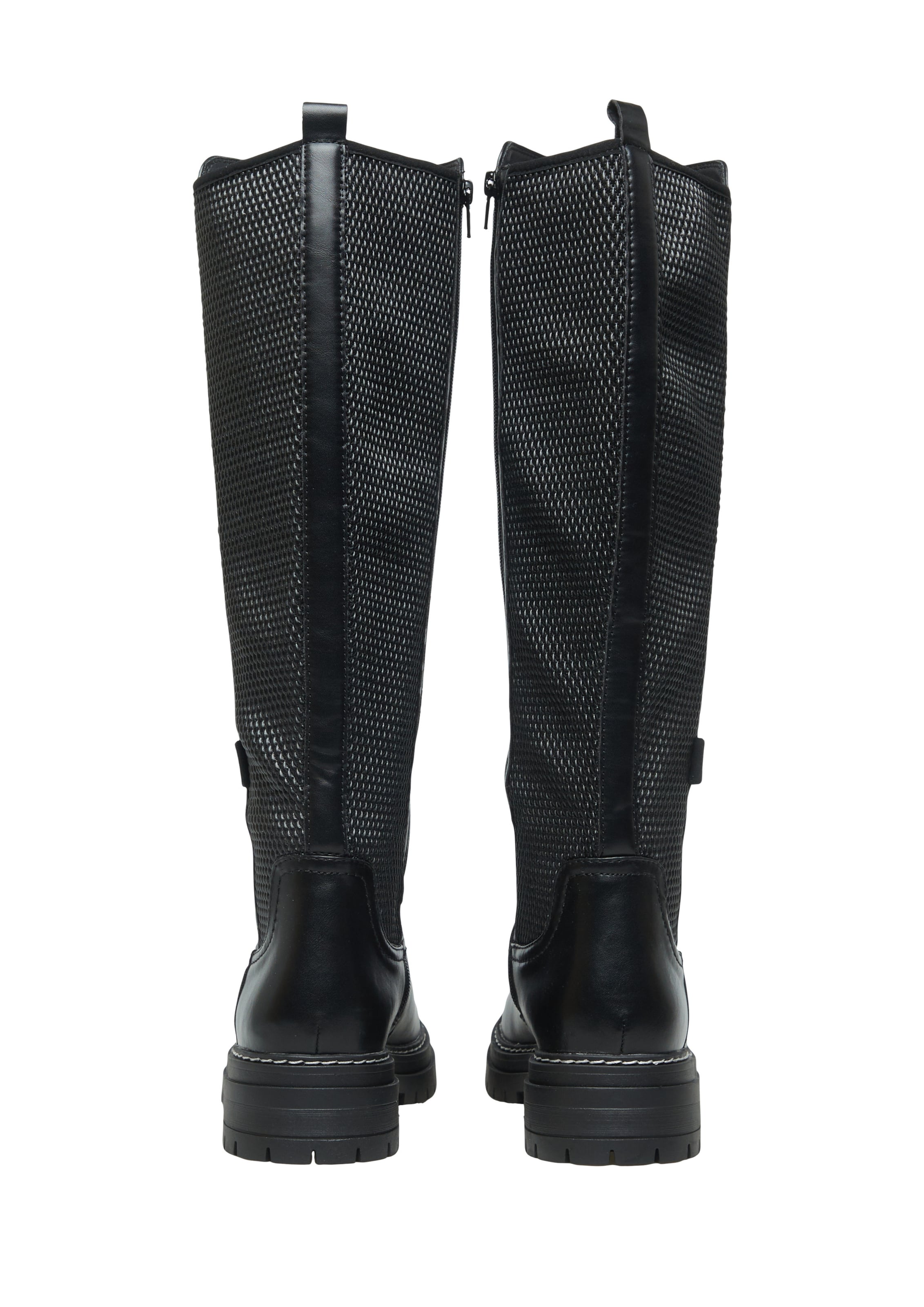 s.Oliver Boot in Black: back