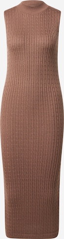 Guido Maria Kretschmer Women Knitted dress 'Jennifer' in Brown: front