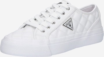GUESS حذاء رياضي بلا رقبة 'Jelexa  2' بلون أبيض: الأمام