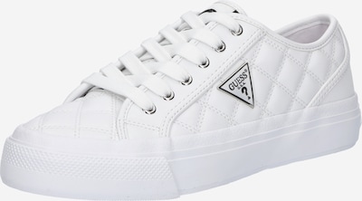 GUESS Låg sneaker 'Jelexa  2' i svart / silver / vit, Produktvy