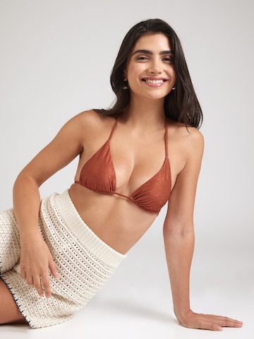 raudona GUESS Trikampė Bikinio viršutinė dalis: priekis