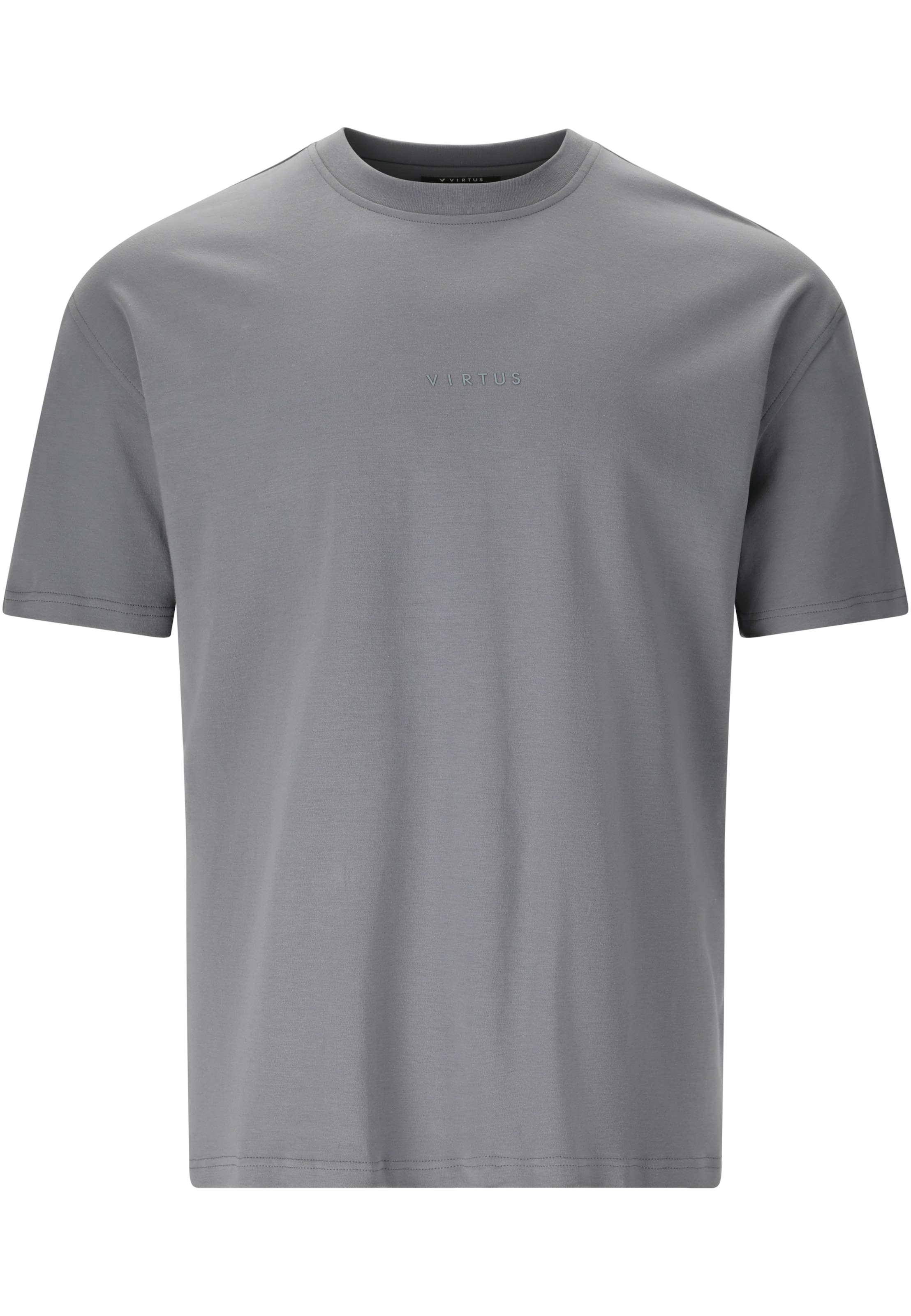 Virtus T-Shirt 'Roake V2' in Grau: Vorderseite