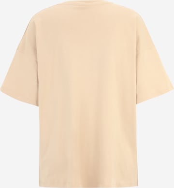 Noisy may T-shirt 'KIM' i beige