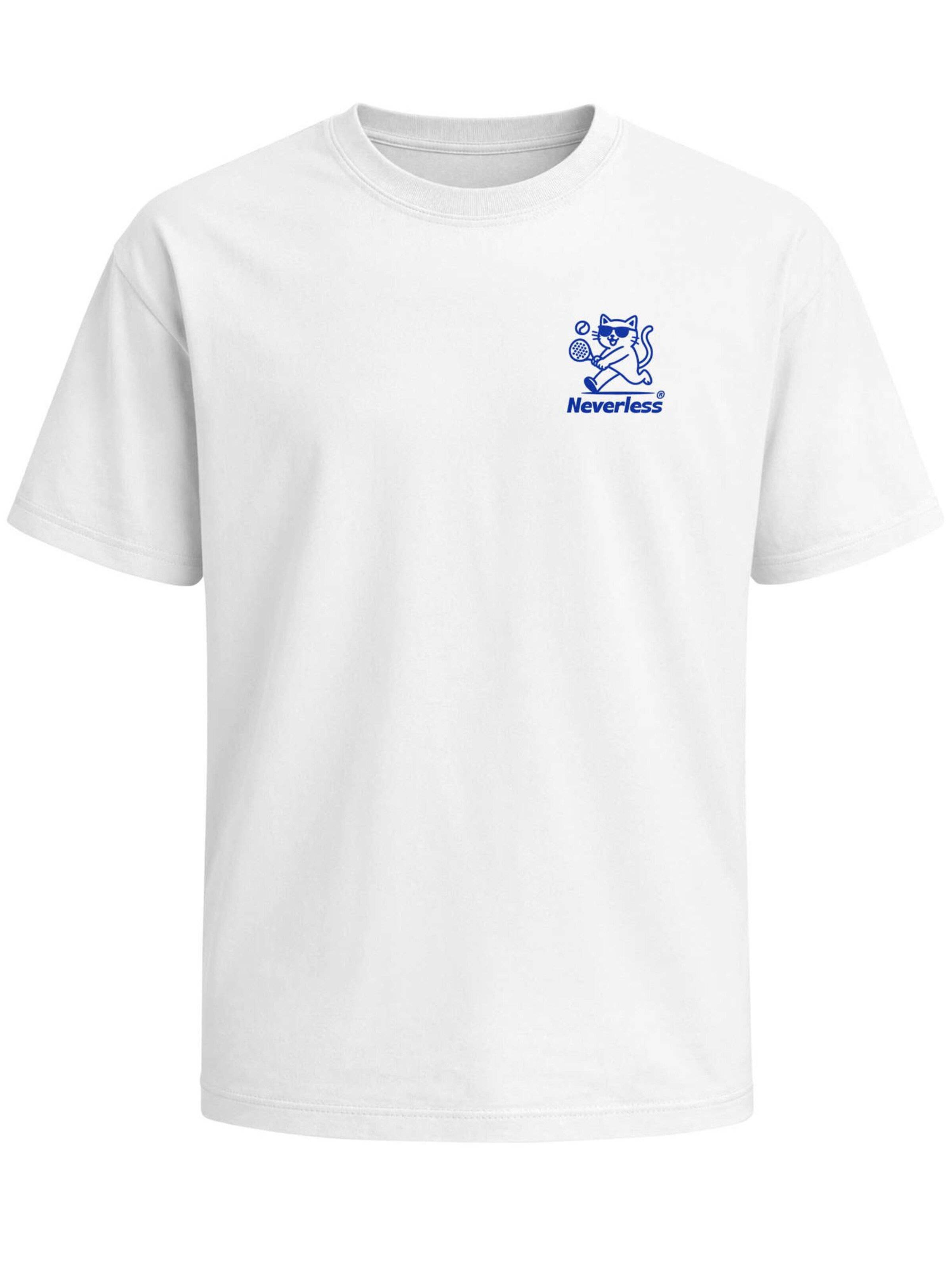 Neverless Shirt 'Padel Addicted' in White