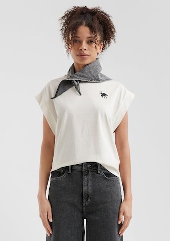QS Shirts i beige: forside