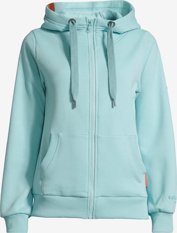 salzhaut Sweatjacke 'Sööte' in Blau: Vorderseite