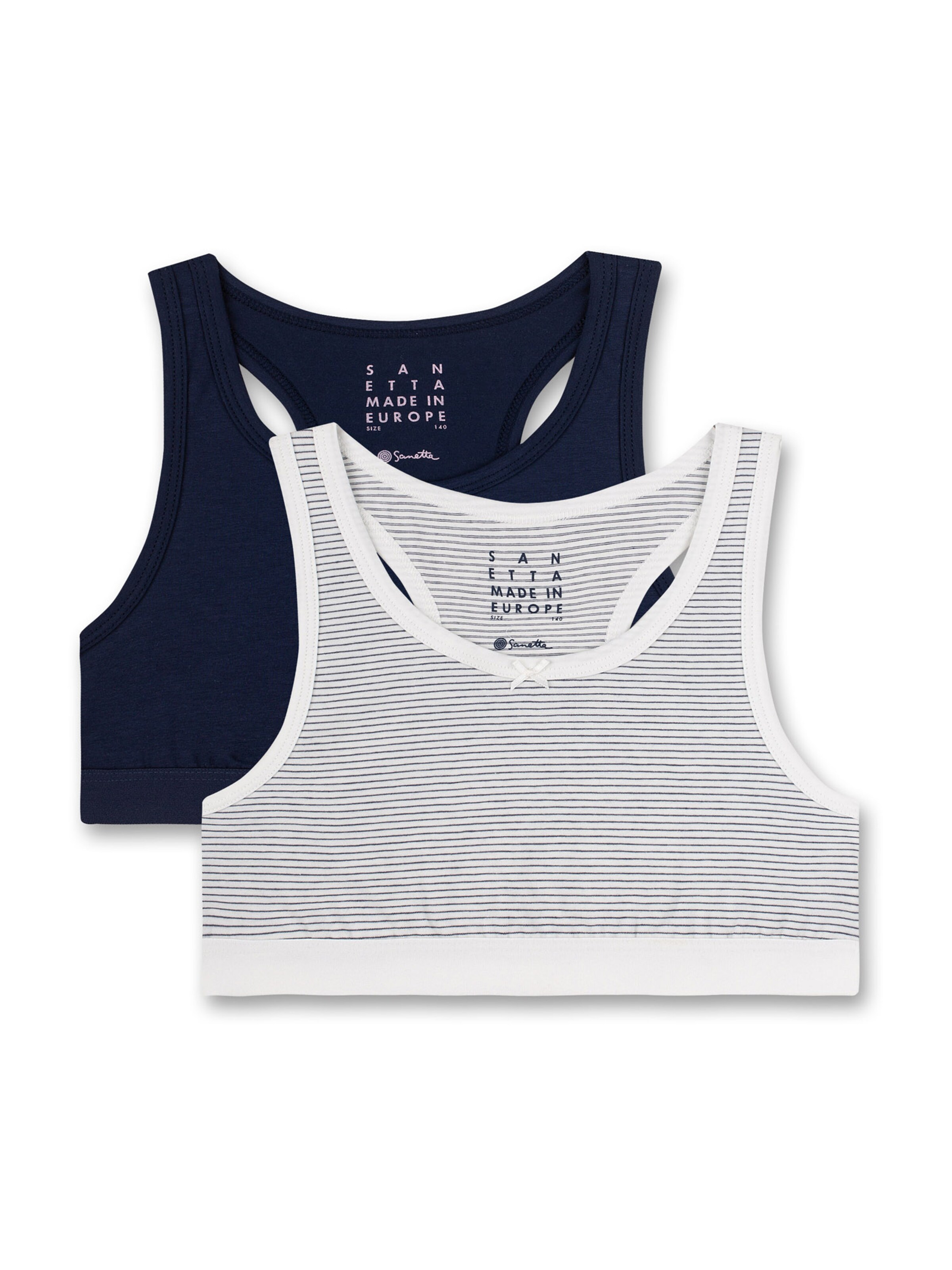 Sanetta Bustier BH in Blau: Vorderseite