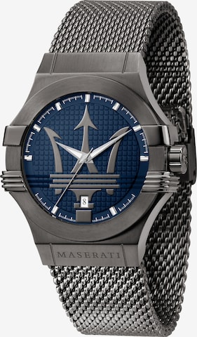 Montre à affichage analogique 'Potenza' Maserati en gris : devant