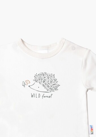 LILIPUT Niedliches Langarmshirt mit 'Igel - Wild forest'-Print in Weiß