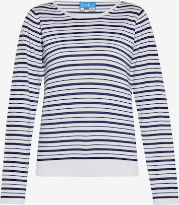 SANIKA Neulepaita värissä sininen: etupuoli