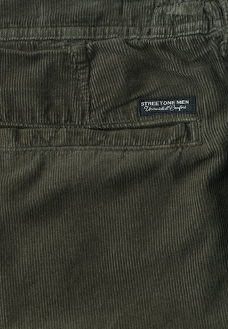 Street One MEN Regular Chino Pants in Green