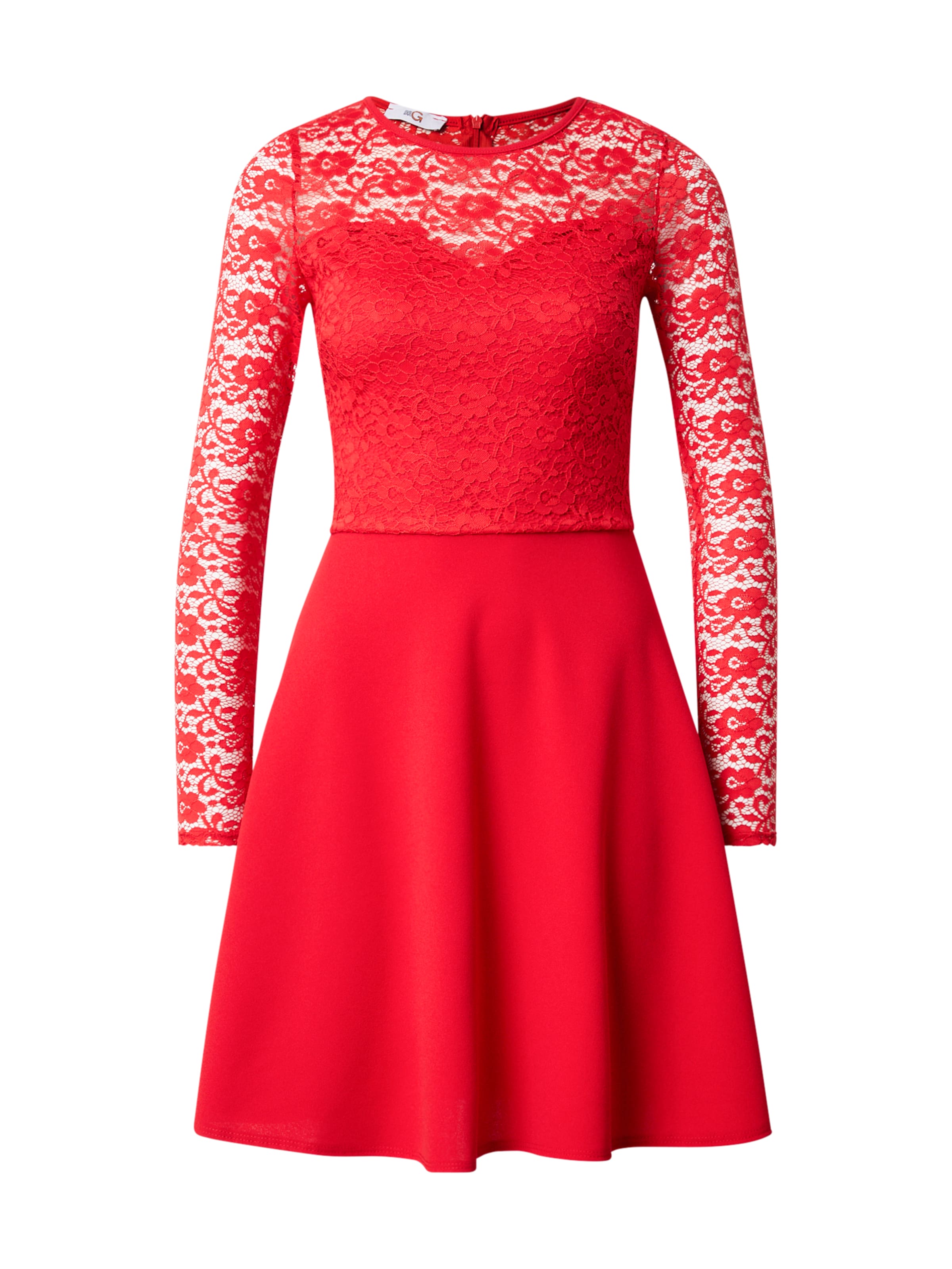 WAL G. - Vestido de gala 'ASHLEY' en rojo: frente