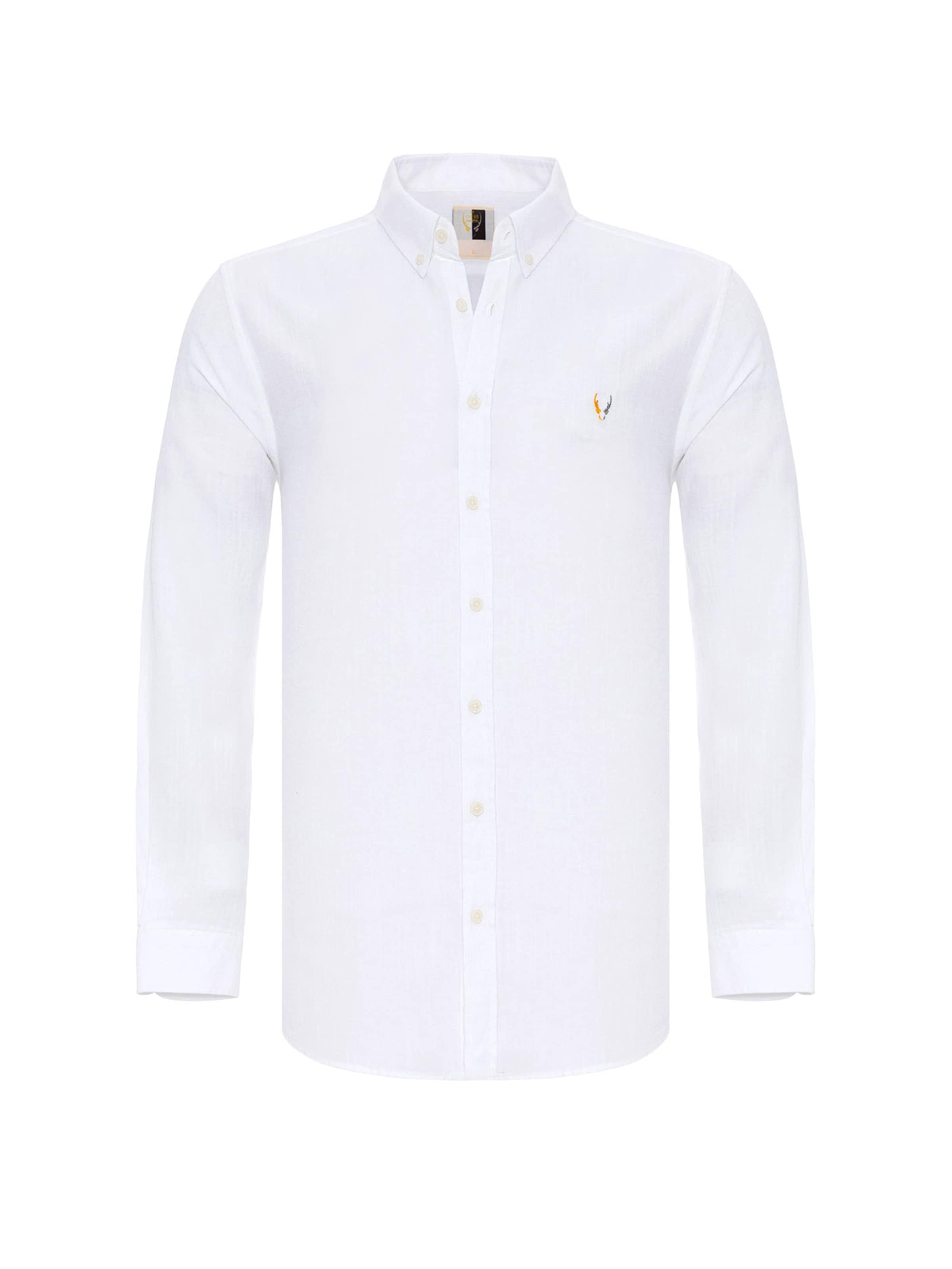 By Diess Collection Regular fit Πουκάμισο σε λευκό: μπροστά