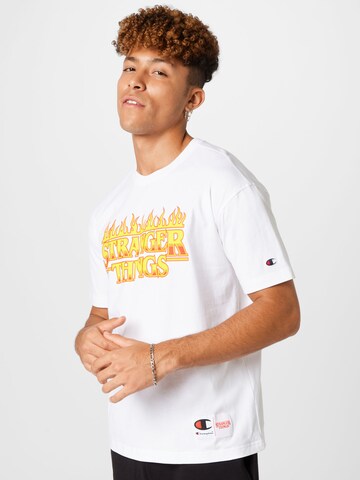 Champion Authentic Athletic Apparel Shirt in White: front