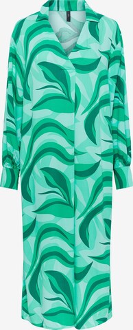 Y.A.S - Vestido 'SWIRL' em verde: frente