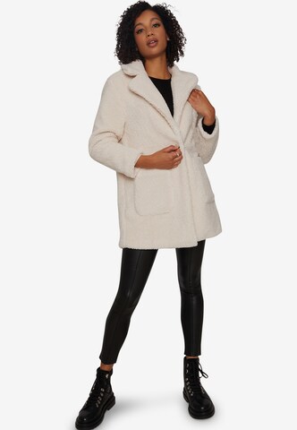 Chi Chi London Between-Seasons Coat in Beige