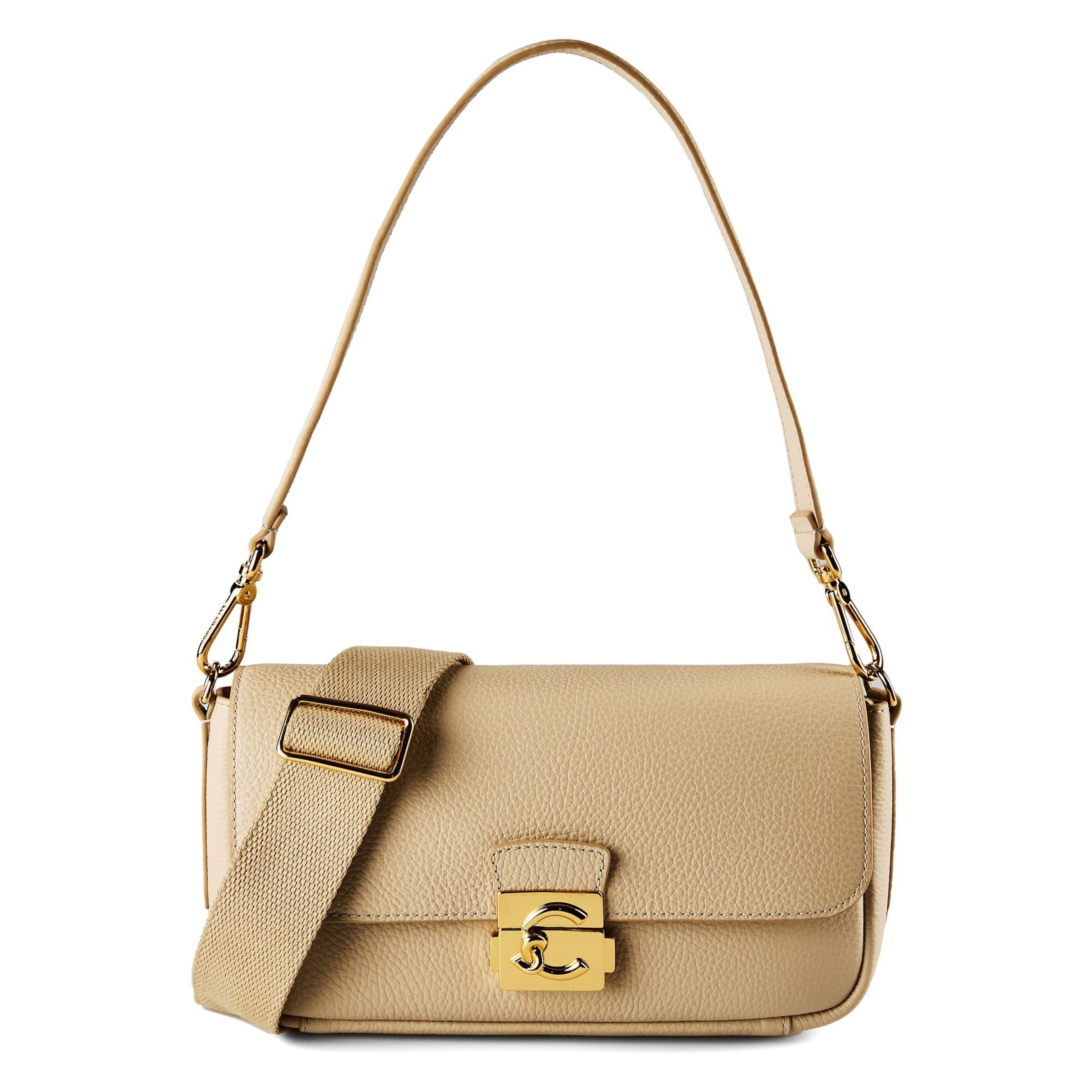 Coccinelle Shoulder bag 'C-Me Lock' in Beige: front
