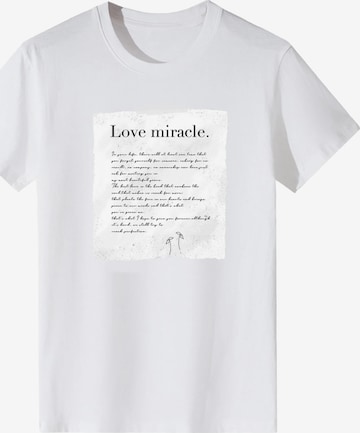 T-shirt LapaPlus en blanc : devant