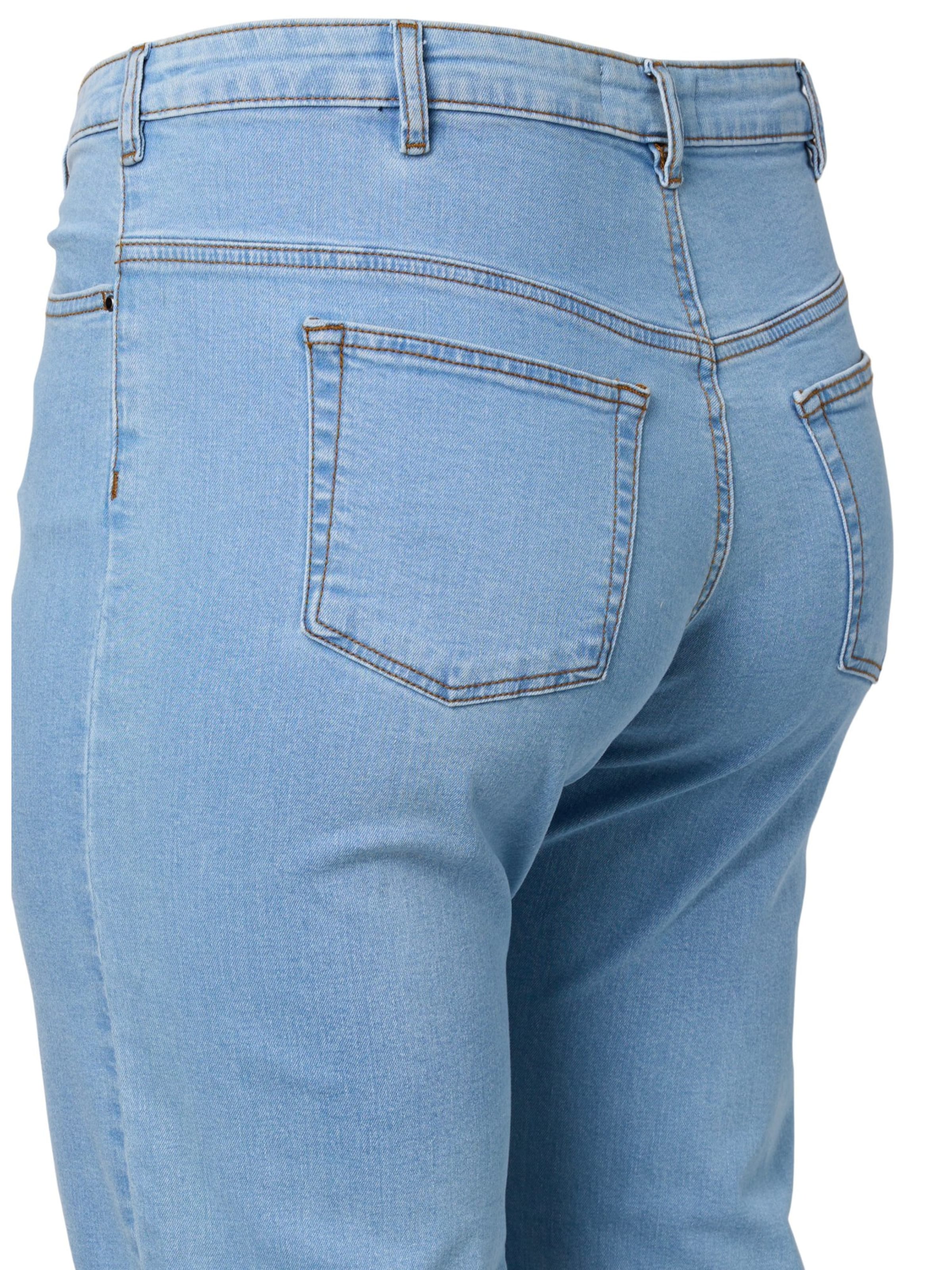 Zizzi Štandardný strih Džínsy 'GEMMA' - Modrá